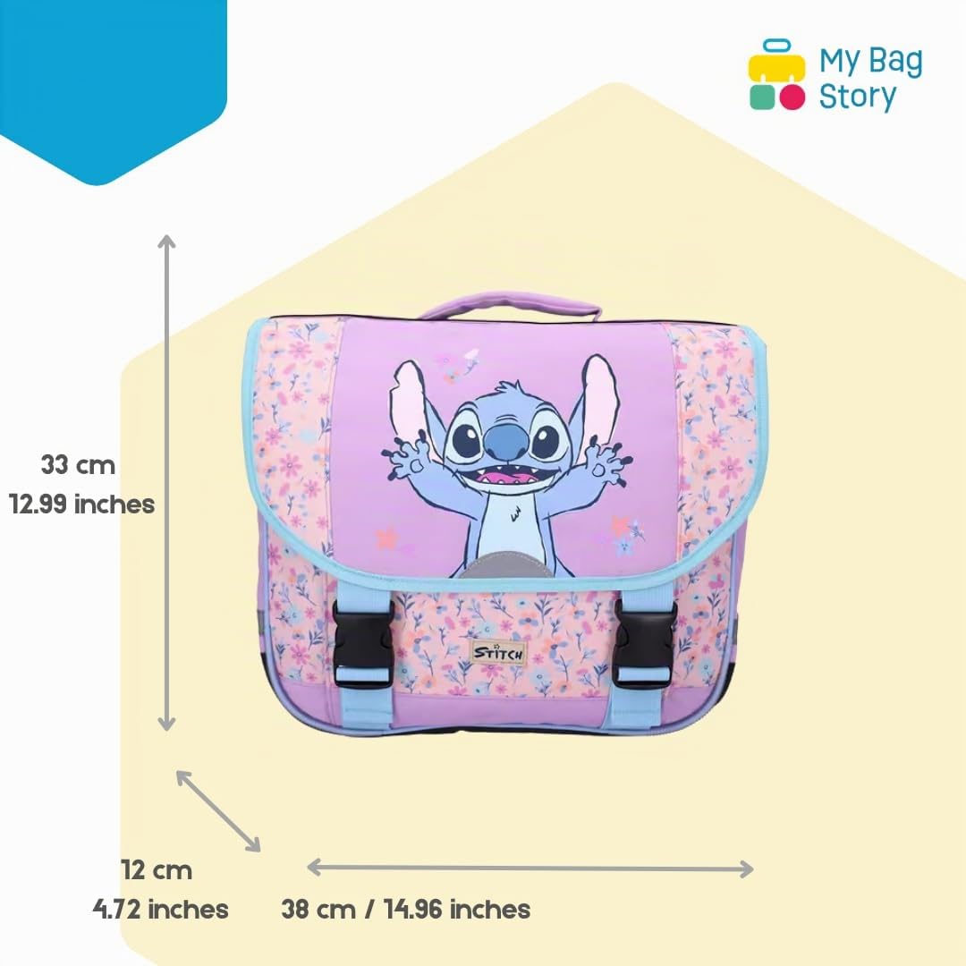 mybagstory - Cartable Stitch Fille Bleu 38 cm