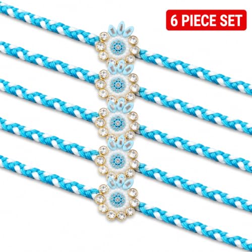 Image of rakhi gift | Rakhi for Brother | Premium Raksha Bandhan Gift Combo with Fridge Magnet, Roli Chawal & Card | Rakhi Gift Hamper Raksha Bandhan Gift |Gift Pack
