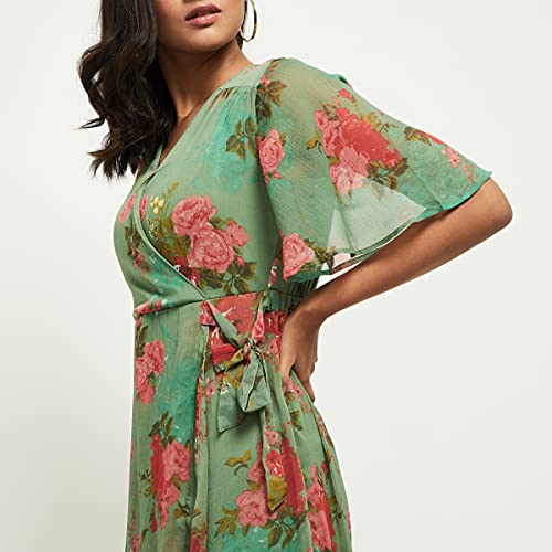 Image of Max Women Floral Printed Midi Dress