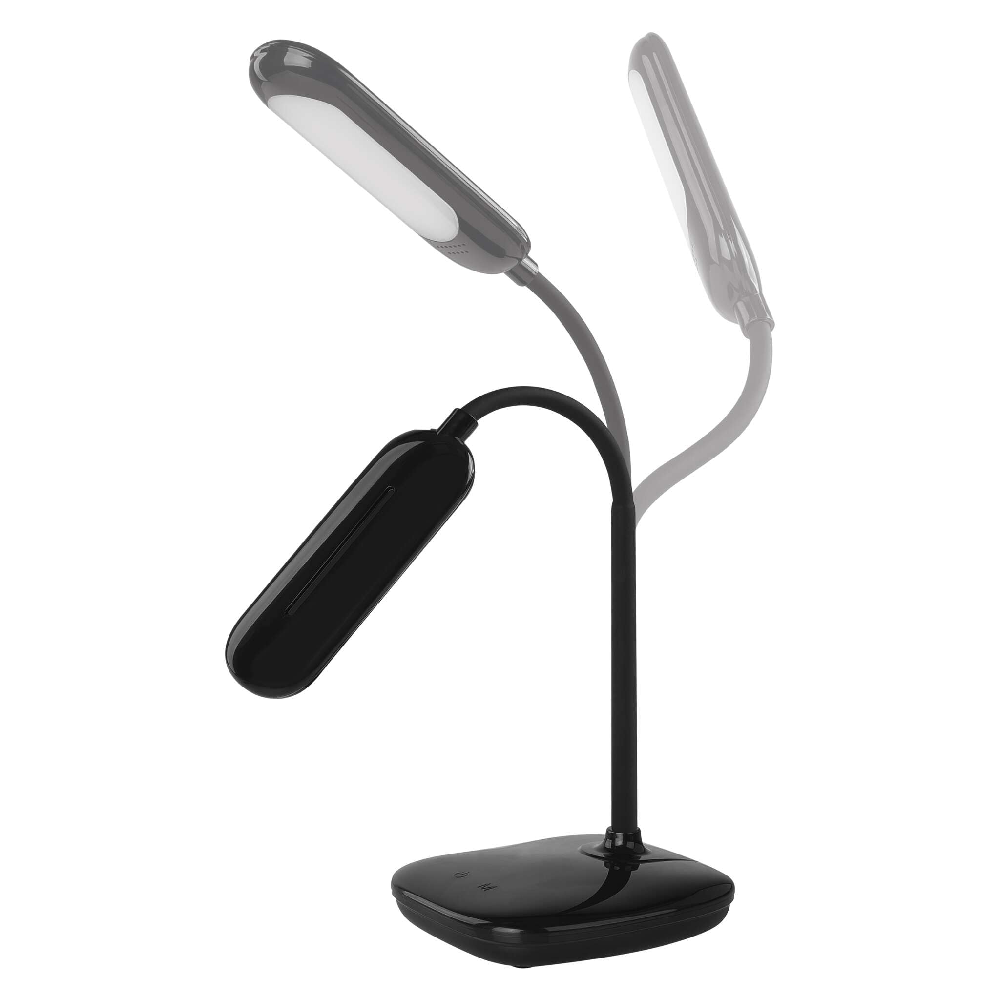 EMOS Lampada da tavolo a LED AMY 5 W, luminosità 200 lm, batteria agli ioni di litio 800 mAh, durata 35 ore, design in pelle, supporto per mani, dimmerabile, colore luce regolabile