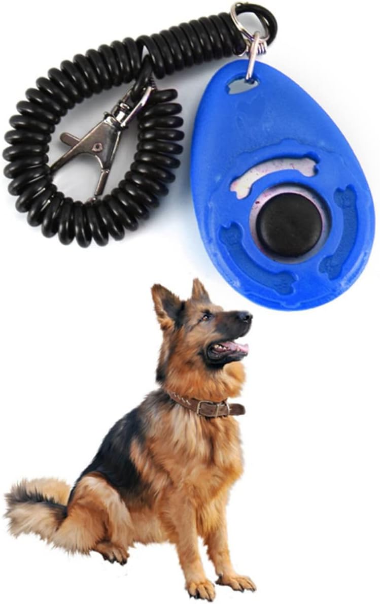 Didiseaon 12pcs Dog Barking Control Device Button Training Clicker Pet Training Clickers for Puppies Horses Cats Scientific Method