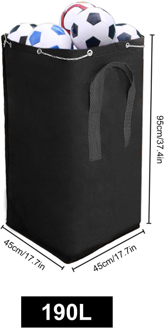 Sports Ball Bag | 190L Large Capacity Sports Equipment Organizer Pouch | Soccer Bag - for Basketball Baseball Tennis Softball Volleyball Football Hockey