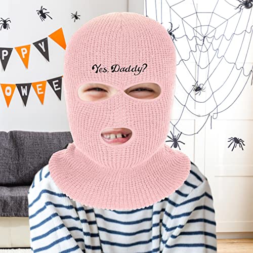 Balaclava de malha de rosto inteiro,balaclava de esqui de 3 buracos para homens | Cobertura facial b