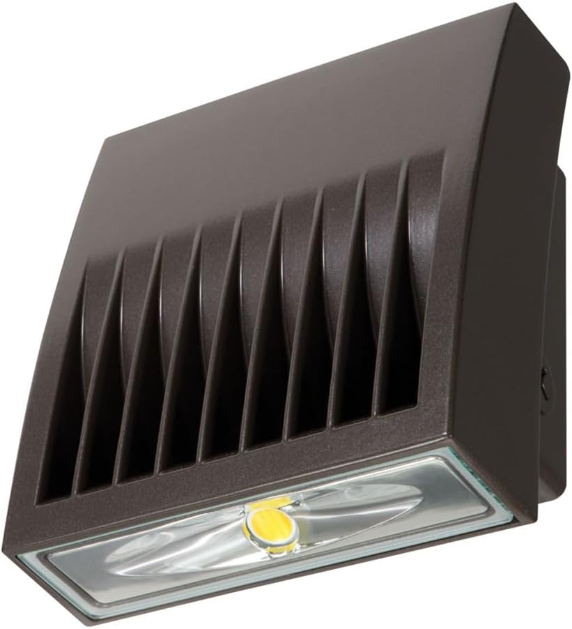 Lumark XTOR3B-W Crosstour 26W Carbon Outdoor Integrated LED Wall Pack with 4000K Neutral White CCT, Bronze