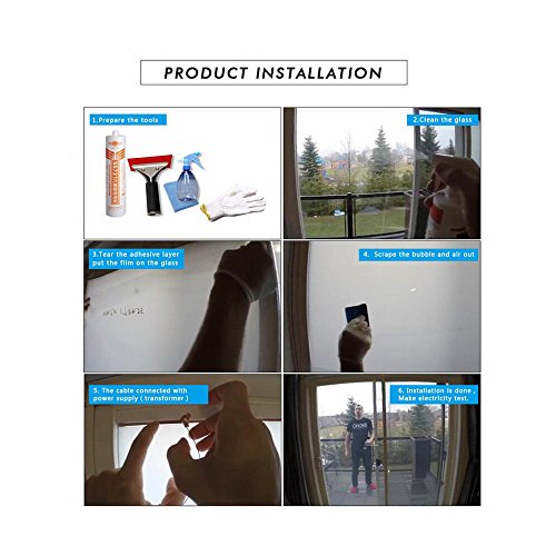 Hohofilm SW-01-15CM15CM Electronic Pdlc Smart Film Pdlc Switchable Smart Film Electric Smart Glass Film thumb #6