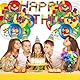 Tourima Bausteine Happy Birthday Girlande Kindergeburtstag – Geburtstagsgirlande Mädchen & Jungen, Party Girlande Geburtstag Deko Banner, Geburtstag Dekoration für Kinder & Erwachsene, Partydeko
