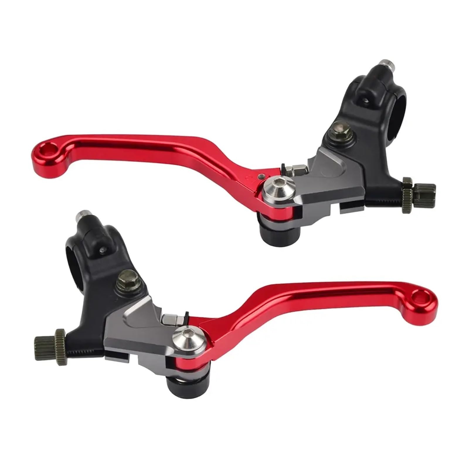 YWQJIOPM Motorcycle Brake Clutch Lever Shorty Brake Lever & Clutch Lever for YZ 60 80 125 250 360 400 XT250 YZ IT XT TT RT MX DT Clutch Brake Handle Lever