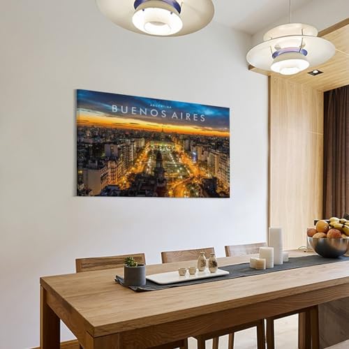 Impression sur toile Buenos Aires SECOLI de 50x75 cm pour la décoration moderne - 3