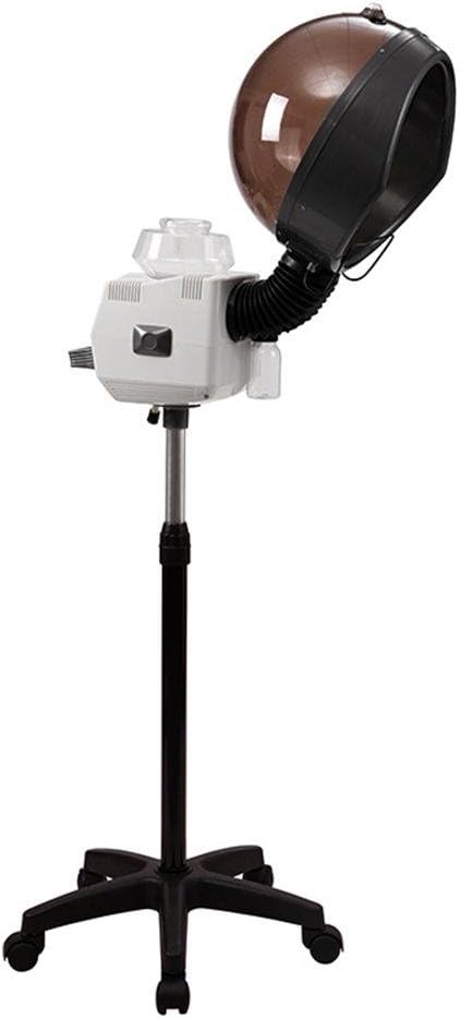 SalonSteamer Salon Hair Steamer Stand Up with Hood Hair Color Dryer Barber Portable With Rolling Base Beauty Spa for Natural Curly Hair Treatment Tools