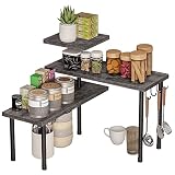 BCOZLUX Organizador de encimera de cocina, gris