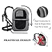 Apollo Walker Pet Carrier Backpack for 4-18lb Cats and Dogs, Puppies, Safety Features and Cushion Back Support | for Travel, Hiking, Outdoor Use (Gray)