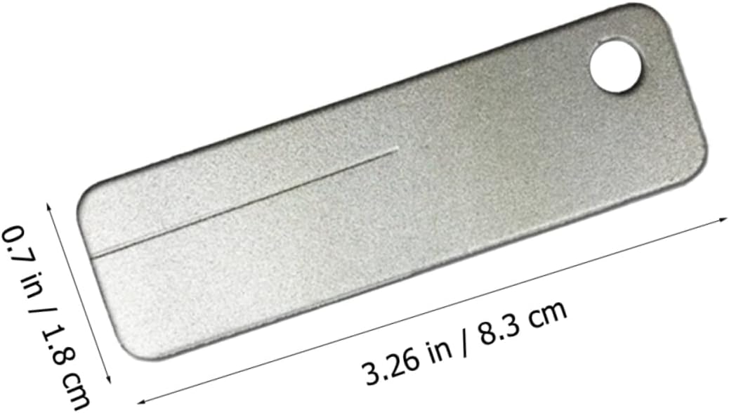Generic 2 pcs Diamond Sharpening Stone Whetstone Portable Sharpener Tool for Kitchen Knives Outdoor Knives Fishing Hooks Scissors Compact 2.48 X 0.70 X 0.11 in Grinding Supplies image 4