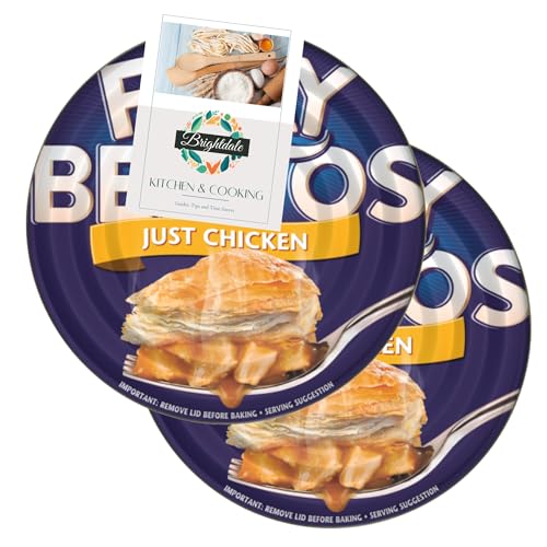 Tinned Pie Bundle for Fray Bentos Just Chicken Pie 425g 2 Pack + Brightdale Kitchen Booklet