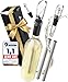 Beyond Enfriador de Botellas de Vino Acero Inoxidable con Vertedor – Varilla Enfriadora Accesorio ideal y Regalo para Amantes del Vino Hombre Mujer | Para Vino Blanco y Tinto (Set con 2 Varillas)
