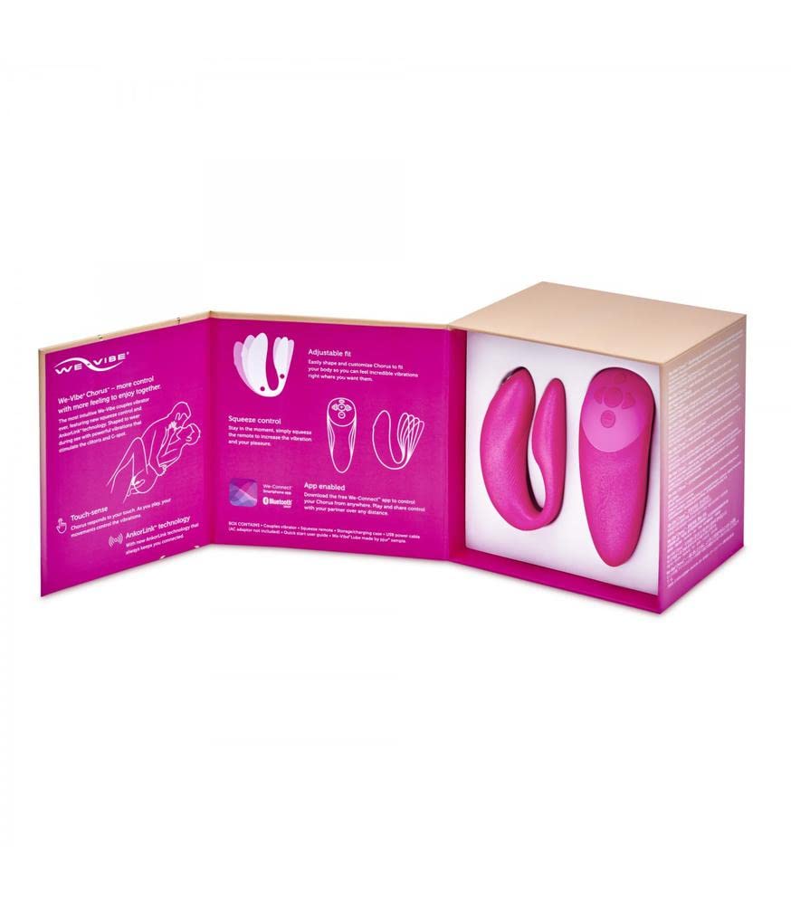 Vibromasseur Chorus We-Vibe avec commande par pression rose