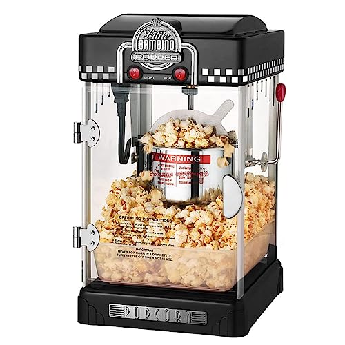 Máquina de palomitas de maíz para uso doméstico y comercial, ideal para fiestas y noches de cine