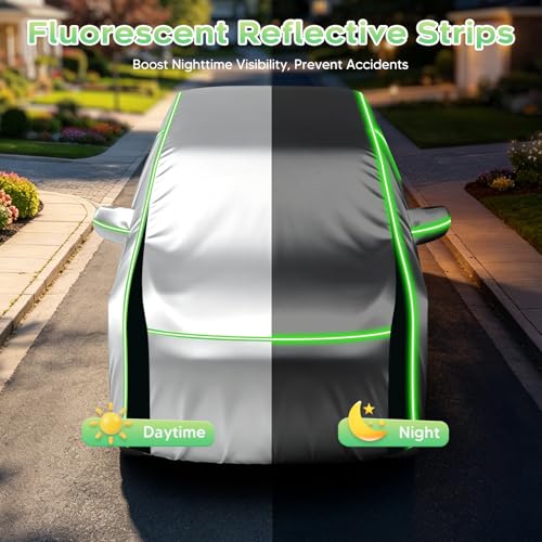 Image of Cartist Hail Protector Car Cover for Truck Waterproof All Weather, Heavy Duty Outdoor Sun Uv Rain Pickup Cover,Universal Fit for Colorado,Tacoma Most Regular Cab, etc. (Length Up to 210 inch) M,420D