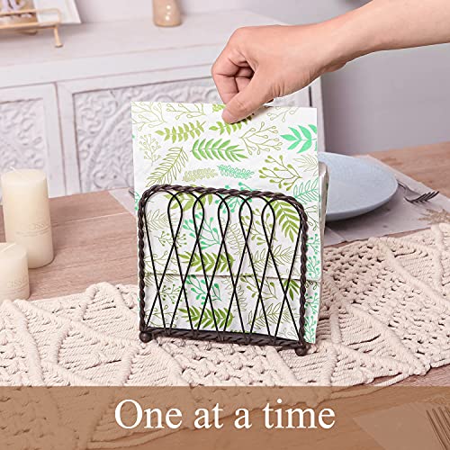 Distributeur de serviettes en métal noir NIKKY HOME porte-serviette table vintage