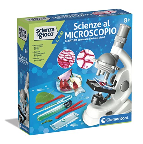 QUALITÀ ITALIANA: Prodotto con orgoglio in Italia questo microscopio garantisce un'esperienza educativa di alta qualità combinando la tradizione italiana di eccellenza nella produzione con l'innovazione nel campo dei giochi educativi.
