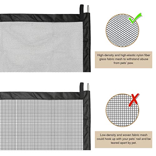 image for CHARMINER Pet Gate ,Safety Magic Enclosure Net Extra Wide Retractable 