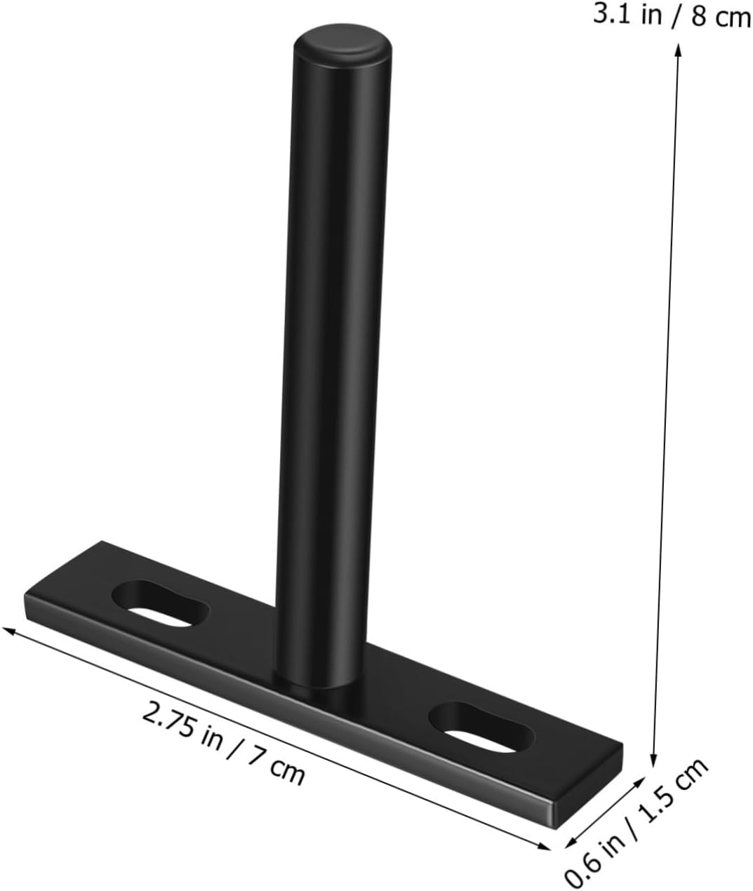 10pcs Iron Floating Shelf Brackets Hidden Support for Wall Shelves Sturdy and Modern Design for Bookshelves and Home Black