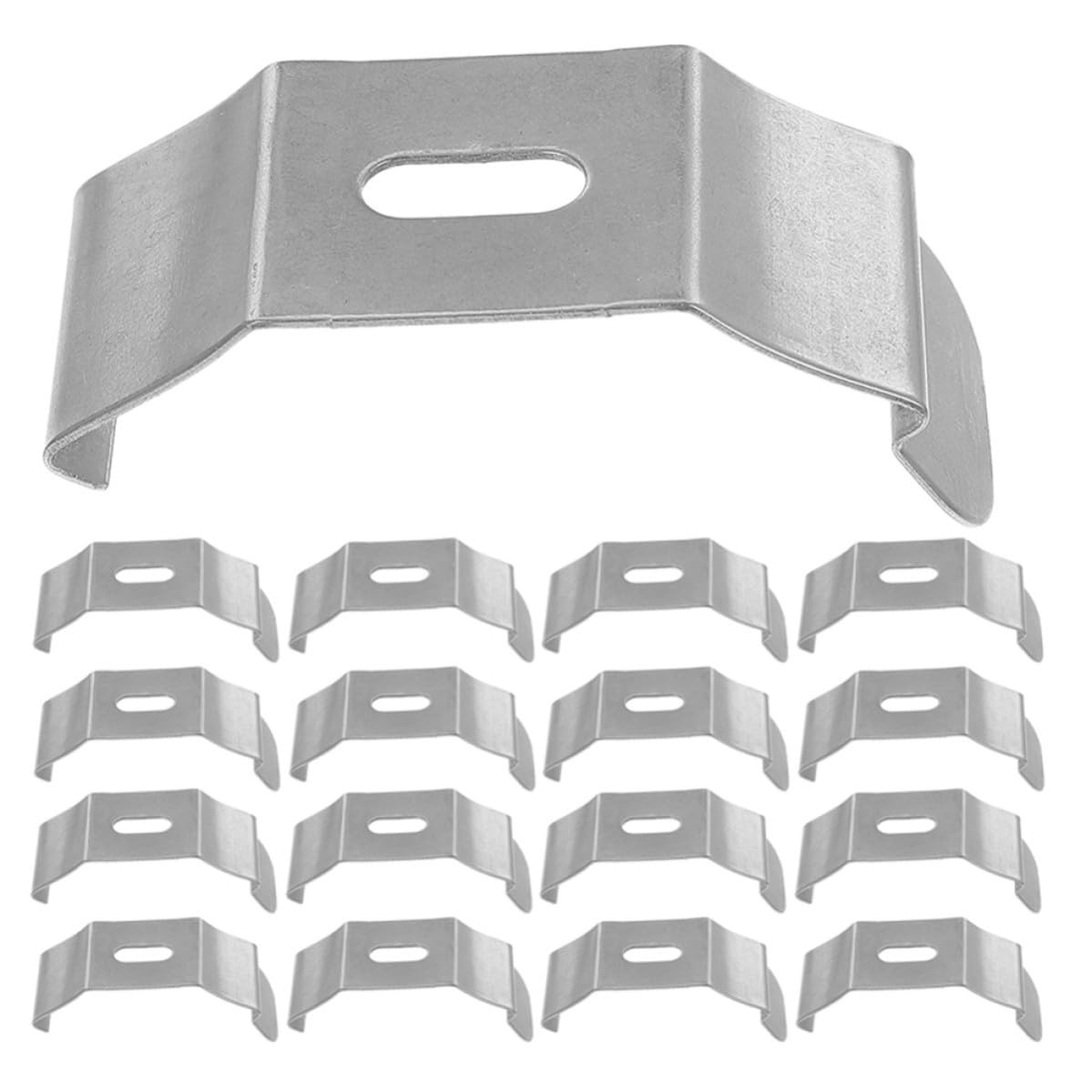 Accesorios para persianas enrollables CRAFTHROU de hierro plata con soporte reforzado