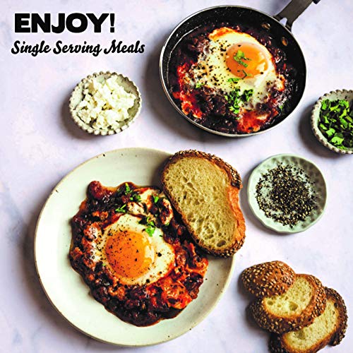 Gotham Steel Mini Stackmaster 5 Piece Cookware Set – Nonstick Personal Sized Fry Pan, Sauce Pan, Wok And Grill/Griddle Pan, Nests For Easy Storage, Dishwasher Safe #TOP5