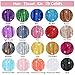 YUBTY Hair Tinsel Kit 20 Colors 4800 Strands Fairy Hair Tinsel Heat Resistant 48 Inches Glitter Tinsel Hair Extensions Highlights Sparkling Hair Tinsel Kit for Girls Hair Accessories Party Festival