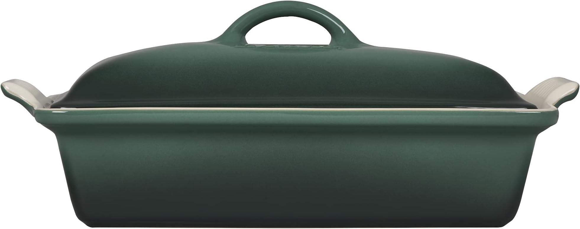 Le Creuset Stoneware Heritage Covered Rectangular Dish, 4-Quart, Artichaut