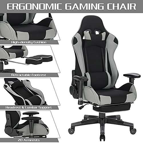 WOLTU Sedie Ufficio Sedia da Scrivania in Tessuto