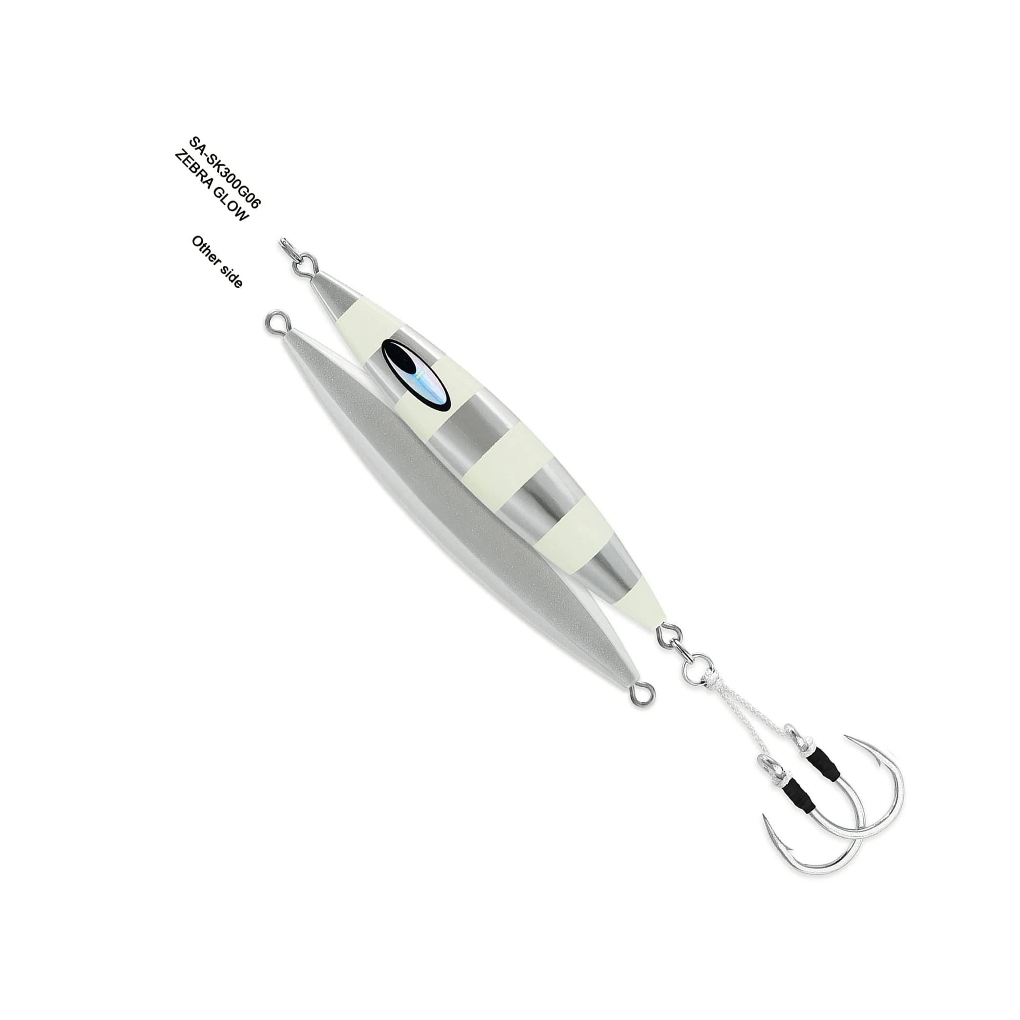 Daiwa Saltiga SK Metal Jig 140g/5oz - Orange Gold Saltwater Jigging Lure With Assist Hooks