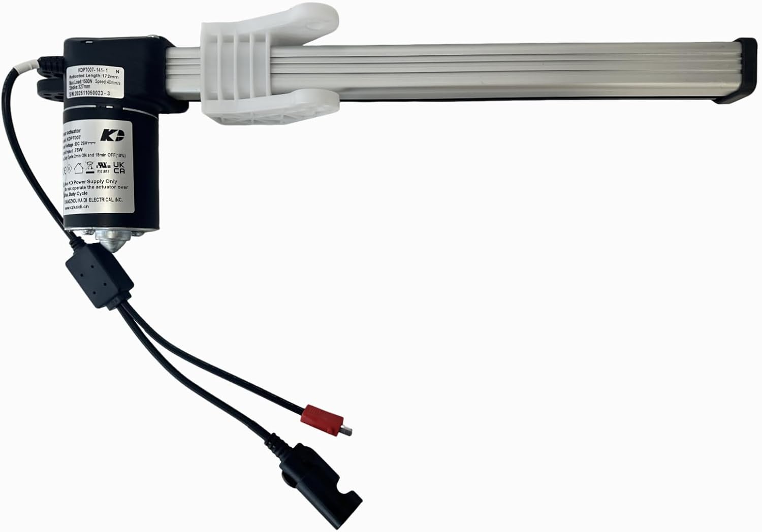 KDPT007-141 Linear Actuator for Kaidi Power Recliner Lift Chairs Motor Direct Replacement