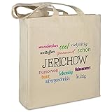 jerichower Material:100% Baumwolle Stofftasche mit Stadt/Ort \