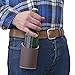 Produktbild GOODS+GADGETS Bier-Holster aus echtem Leder Bierflaschen-Halter Biergürtel Flaschenhalter (Bierholster aus Leder)