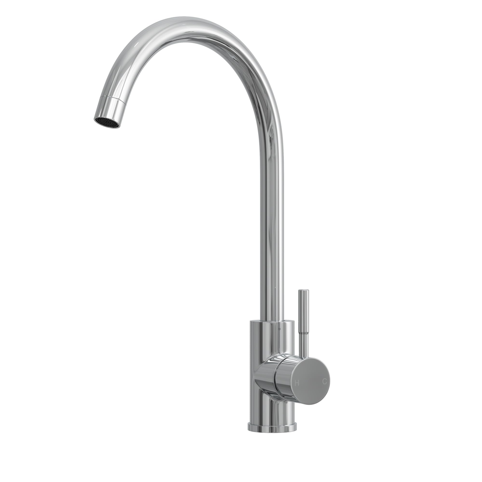 Liquida VT98CH Chrome Single Lever Swivel Spout Kitchen Mixer Tap