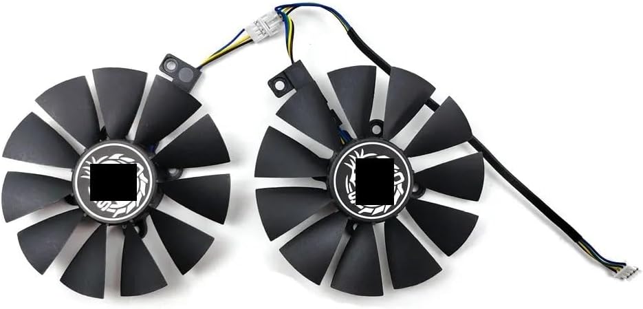 Graphics Card 88MM 4PIN T129215SU Graphics Card Fan Compatible with RX580 8GB Video Card Cooler Fan Replacement