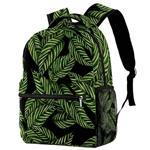 Sac à dos voyage noir et blanc motif zèbre avec filet bouteille pour loisirs ados