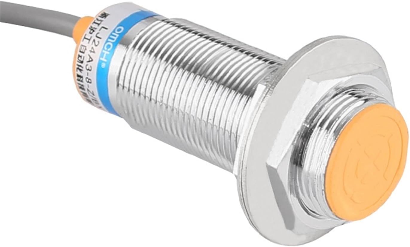 M24 Cylinder Inductive Proximity Switch pnp nc Proximity Sensor Switch nc inductive Sensor AC90-250V 8mm DC6~36V (Color : LJ24A3-8-J-DZ)