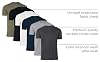 Camisetas True Classic para hombre – Cuello redondo de manga corta para hombre, mezcla de algodón, camisetas básicas 7