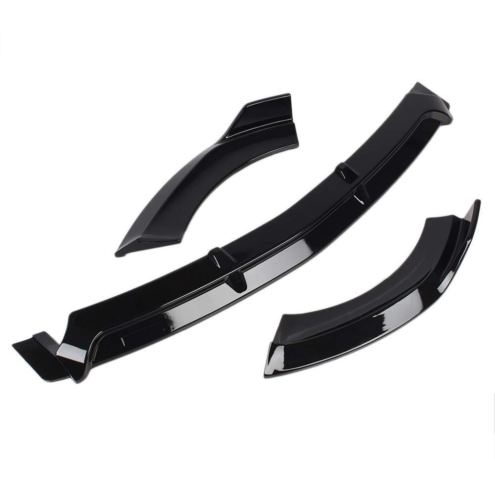 Auto Frontlippe Frontspoiler für Mercedes Benz W213 E-Class 2016-2019, Auto Frontspoilerlippe Splitter Frontschürze Lip Splitter Diffusor-Spoiler Body Kits