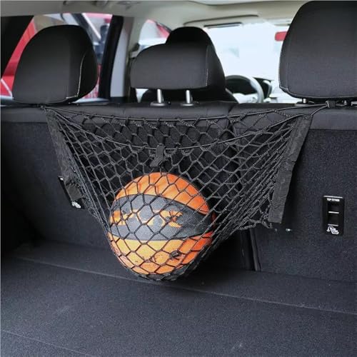 Filet de rangement pour coffre de voiture à double couche extensible - 3