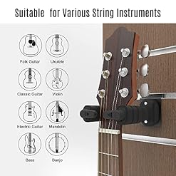 SHUIYUE GH-110M Verrouillage Automatique de la Guitare Crochet Titulaire Latte Mural pour Acoustique Folk Classique… - Les Beatles, Paul McCartney, John Lennon, RIngo Starr, George Harrison SHUIYUE GH-110M Verrouillage Automatique de la Guitare Crochet Titulaire Latte Mural pour Acoustique Folk Classique… – Image 5