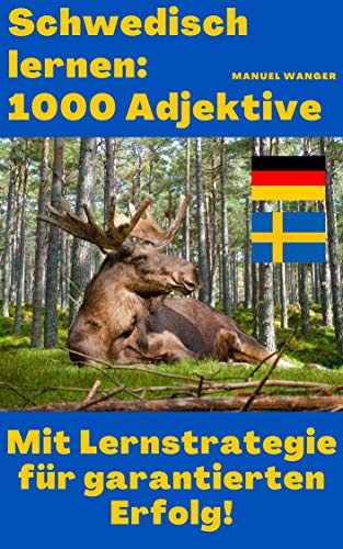 Schwedisch lernen: 1000 Adjektive / Vokabeln + Lernstrategie mit Karteikarten (Wörter für Anfänger,