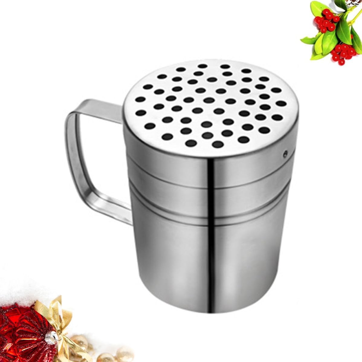 BESTYASH Spice Jar Removable Lid Stainless Steel with Multiple Holes