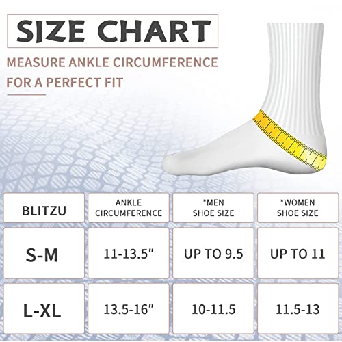 Amebae 3 Pairs Neuropathy Socks For Women And Men, Plantar Fasciitis Socks, Ankle Compression Sleeve For Ankle For Pain Relief, Plantar Fasciitis, Sprain, Neuropathy (S-M, Black(3 Pairs)) #TOP5