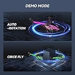 RC Helicopter, Remote Control Helicopter for Kids with 30Mins Flight(2 Batteries), 7+1 LED Light Modes, Altitude Hold, RC Toys for Boys Girls - Image 5