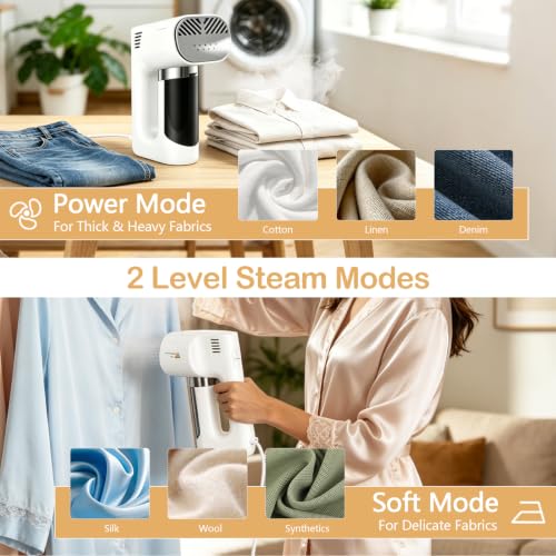Plancha de vapor con aspiración 3500 Pa y suela cerámica de 3 modos 4