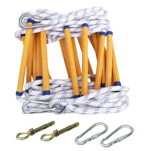 Échelle de Corde Marine | Échelle d'Accès Maritime,Équipement Sécurité Pliable Robust Sports Nautiques Plongée Plaisance Canoë Ponton