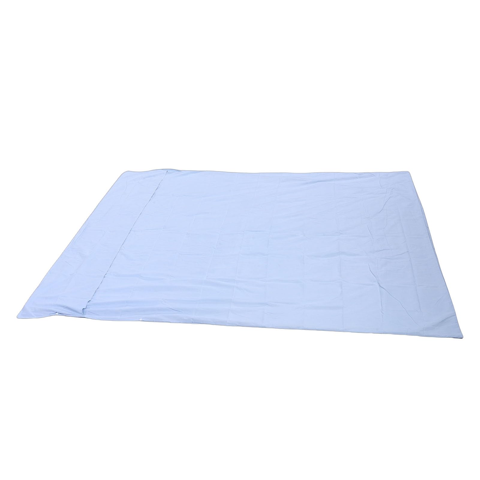 Ejoyous Forro para Saco de Dormir, Sábana de Viaje de Poliéster Lavable Portátil, Sábana Ligera para Acampar para Aventuras Al Aire Libre, Doble Uso como Saco de Dormir y Funda Nórdica (Azul Claro)