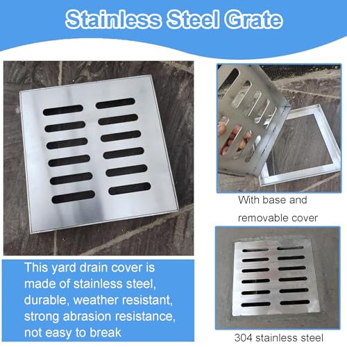 Grille de drainage extérieure pour éviter l'eau stagnante du sol - 4